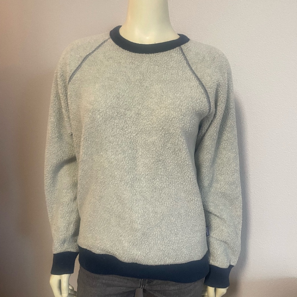 Patagonia Reversible Shearling Fleece Crew Sweathshirt- Men's XS